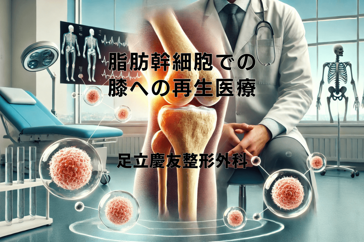 膝の痛みを和らげる脂肪幹細胞再生医療とその治療法