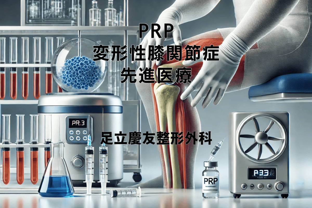 変形性膝関節症PRP – 先進医療で考える再生医療の重要性