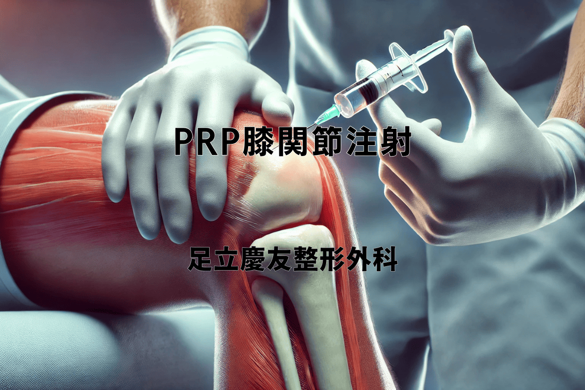 PRP膝関節注射による膝関節症へのアプローチ