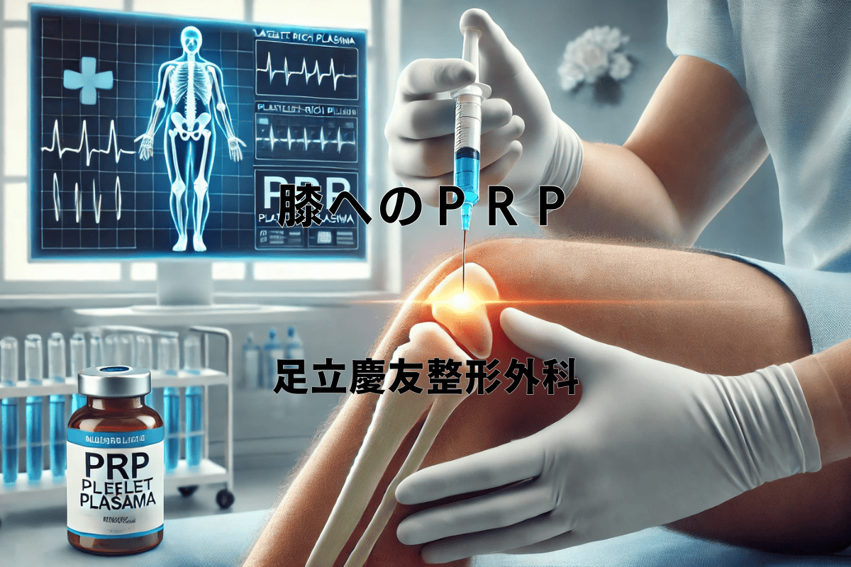 PRP膝注射で関節の負担を減らす多血小板血漿の活用